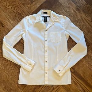 Ralph Lauren Black Label Slim Fit Western Style Snap Down Shirt